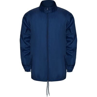 Veste déperlante personnalisable à capuche amovible Island M Marine - Publicité Veste déperlante personnalisable à capuche amovible Island M Marine - Publicité