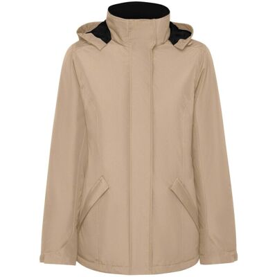 Veste parka America matelassée pour femme S Sable foncé - Publicité Veste parka America matelassée pour femme S Sable foncé - Publicité