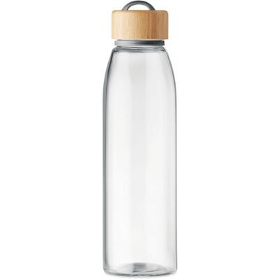 Gourde publicitaire en verre 500 ml FJORD WHITE Transparent - Publicité Gourde publicitaire en verre 500 ml FJORD WHITE Transparent - Publicité