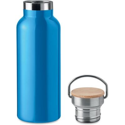 Flacon isotherme personnalisable double paroi 500ml HELSINKI Turquoise - Publicité Flacon isotherme personnalisable double paroi 500ml HELSINKI Turquoise - Publicité