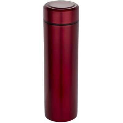 Gourde Taylor en acier inoxydable à double paroi de 450 ml avec filtre à thé rouge - Publicité Gourde Taylor en acier inoxydable à double paroi de 450 ml avec filtre à thé rouge - Publicité
