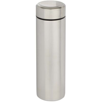Gourde Taylor en acier inoxydable à double paroi de 450 ml avec filtre à thé Argent Mat - Publicité Gourde Taylor en acier inoxydable à double paroi de 450 ml avec filtre à thé Argent Mat - Publicité