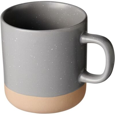 Mug en céramique publicitaire 360 ml Pascal gris - Publicité Mug en céramique publicitaire 360 ml Pascal gris - Publicité