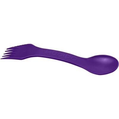 Cuillère-fourchette personnalisable en relief Epsy Rise violet - Publicité Cuillère-fourchette personnalisable en relief Epsy Rise violet - Publicité