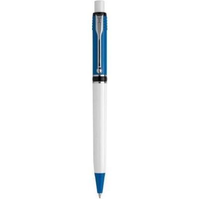 Stylo à bille personnalisable Raja Norina nickel plastique ABS bleu - Publicité Stylo à bille personnalisable Raja Norina nickel plastique ABS bleu - Publicité