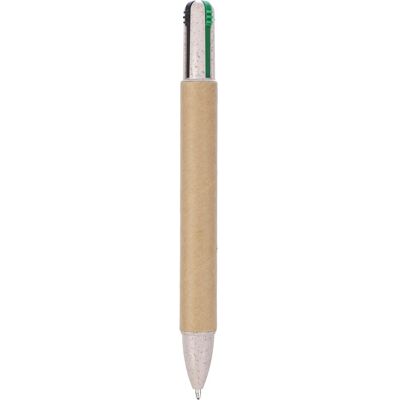 Stylo à bille personnalisé en carton recyclé Debra brun - Publicité Stylo à bille personnalisé en carton recyclé Debra brun - Publicité