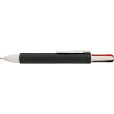 Stylo à bille personnalisé en carton recyclé Debra noir - Publicité Stylo à bille personnalisé en carton recyclé Debra noir - Publicité