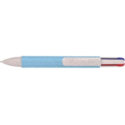 Stylo à bille personnalisé en carton recyclé Debra bleu clair - Publicité Stylo à bille personnalisé en carton recyclé Debra bleu clair - Publicité