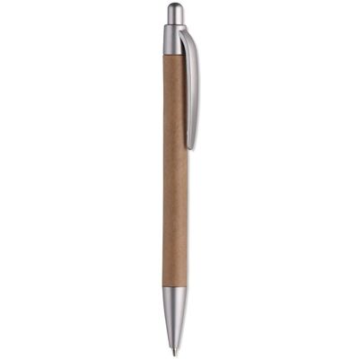 Stylo à bille personnalisé PUSHTON Argent Mat - Publicité Stylo à bille personnalisé PUSHTON Argent Mat - Publicité
