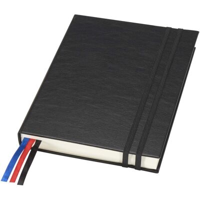Carnet à couverture rigide A5 Alder noir - Publicité Carnet à couverture rigide A5 Alder noir - Publicité