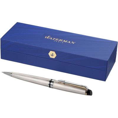 Stylo à bille Expert (encre bleue) Acier - Publicité Stylo à bille Expert (encre bleue) Acier - Publicité