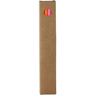 Ensemble de 4 Surligneurs Personnalisés Colorés Kaden bois papier brun - Publicité Ensemble de 4 Surligneurs Personnalisés Colorés Kaden bois papier brun - Publicité