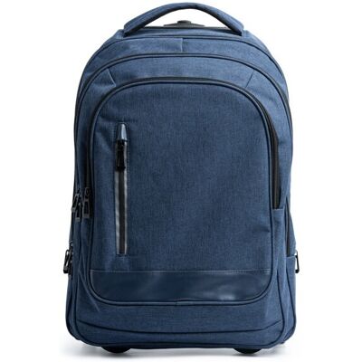 Sac à dos trolley personnalisé en polyester chiné 300D Garnes Bleu Royal TAILLE UNIQUE ADULTE - Publicité Sac à dos trolley personnalisé en polyester chiné 300D Garnes Bleu Royal TAILLE UNIQUE ADULTE - Publicité