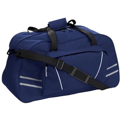 Sac publicitaire de sport polyester Marwan polyester PVC bleu - Publicité Sac publicitaire de sport polyester Marwan polyester PVC bleu - Publicité