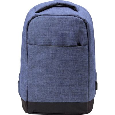 Sac publicitaire en polyester pour ordinateur Cruz bleu - Publicité Sac publicitaire en polyester pour ordinateur Cruz bleu - Publicité