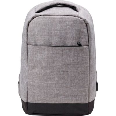 Sac publicitaire en polyester pour ordinateur Cruz gris clair - Publicité Sac publicitaire en polyester pour ordinateur Cruz gris clair - Publicité