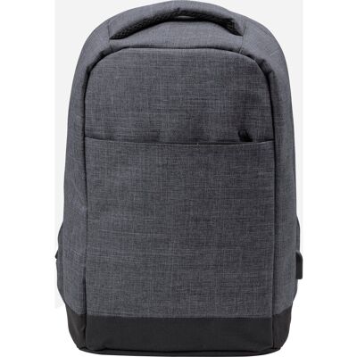 Sac publicitaire en polyester pour ordinateur Cruz anthracite - Publicité Sac publicitaire en polyester pour ordinateur Cruz anthracite - Publicité
