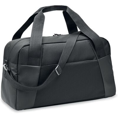 Sac de sport personnalisé résistant en 300D ripstop pas cher GRENOBLE noir - Publicité Sac de sport personnalisé résistant en 300D ripstop pas cher GRENOBLE noir - Publicité