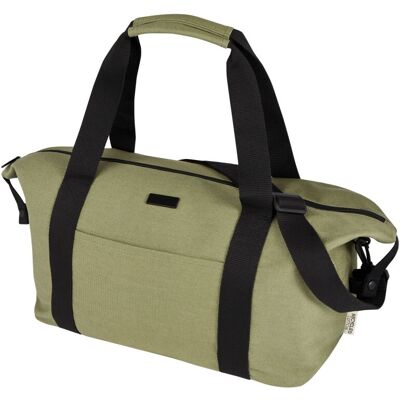 Sac de sport 25 L en toile recyclée personnalisable Joey Olive - Publicité Sac de sport 25 L en toile recyclée personnalisable Joey Olive - Publicité