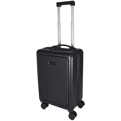 Valise cabine personnalisée 20 pouces recyclée GRS Rover Pro noir - Publicité Valise cabine personnalisée 20 pouces recyclée GRS Rover Pro noir - Publicité