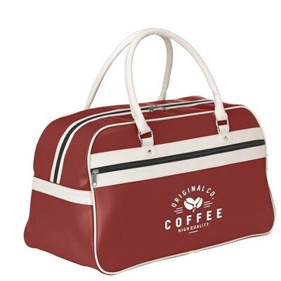 RetroSport sac de sport PVC blanc rouge 21,5 L - Publicité RetroSport sac de sport PVC blanc rouge 21,5 L - Publicité