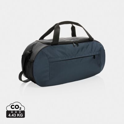 XD Collection Sac sport Impact AWARE en rPET à poche frontale personnalisable bleu marine - Publicité XD Collection Sac sport Impact AWARE en rPET à poche frontale personnalisable bleu marine - Publicité