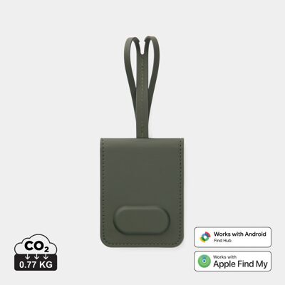 Étiquette bagage traceur Vinga Baltimore Dual RCS personnalisable vert - Publicité Étiquette bagage traceur Vinga Baltimore Dual RCS personnalisable vert - Publicité