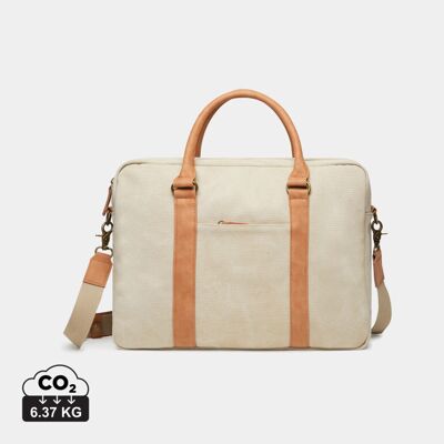 Sac ordinateur Vinga Bosler 18,8 litres toile RCS personnalisable beige - Publicité Sac ordinateur Vinga Bosler 18,8 litres toile RCS personnalisable beige - Publicité