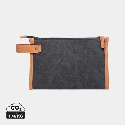 Trousse toilette Vinga Bosler 3,4 litres toile GRS personnalisable noir - Publicité Trousse toilette Vinga Bosler 3,4 litres toile GRS personnalisable noir - Publicité