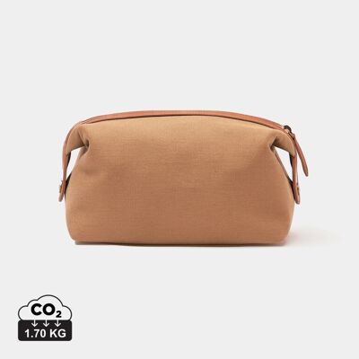 Trousse toilette Vinga Sloane 4,3 litres rPET RCS personnalisable Marron - Publicité Trousse toilette Vinga Sloane 4,3 litres rPET RCS personnalisable Marron - Publicité
