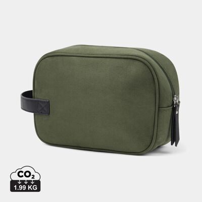 Trousse toilette Vinga Marlow recyclée RCS personnalisable vert - Publicité Trousse toilette Vinga Marlow recyclée RCS personnalisable vert - Publicité