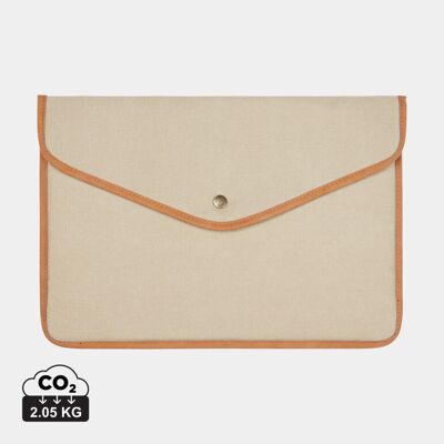 Housse ordinateur Vinga Bosler 16 pouces toile GRS personnalisable beige - Publicité Housse ordinateur Vinga Bosler 16 pouces toile GRS personnalisable beige - Publicité