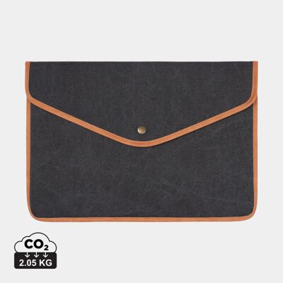 Housse ordinateur Vinga Bosler 16 pouces toile GRS personnalisable noir - Publicité Housse ordinateur Vinga Bosler 16 pouces toile GRS personnalisable noir - Publicité