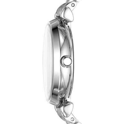 Montre Femme Emporio Armani En Acier Gris Etanche Femme - Publicité Montre Femme Emporio Armani En Acier Gris Etanche Femme - Publicité