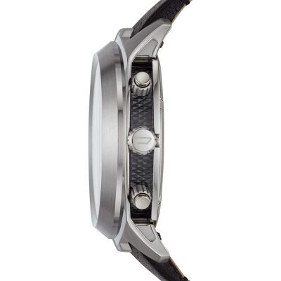 Montre Homme Diesel En Cuir Noir Etanche Homme - Publicité Montre Homme Diesel En Cuir Noir Etanche Homme - Publicité