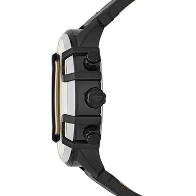 Montre Homme Diesel En Cuir Noir Etanche Homme - Publicité Montre Homme Diesel En Cuir Noir Etanche Homme - Publicité