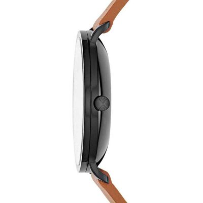 Montre Homme Skagen En Cuir Marron Etanche Homme - Publicité Montre Homme Skagen En Cuir Marron Etanche Homme - Publicité