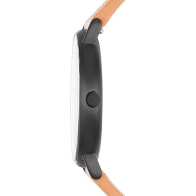 Montre Homme Skagen En Cuir Marron Etanche Homme - Publicité Montre Homme Skagen En Cuir Marron Etanche Homme - Publicité