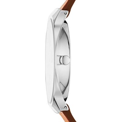 Montre Homme Skagen En Cuir Marron Etanche Homme - Publicité Montre Homme Skagen En Cuir Marron Etanche Homme - Publicité