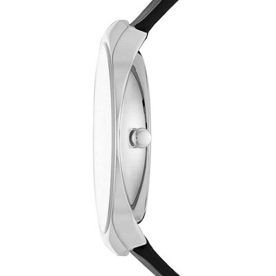Montre Homme Skagen En Cuir Noir Etanche Homme - Publicité Montre Homme Skagen En Cuir Noir Etanche Homme - Publicité
