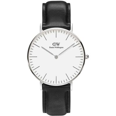 Montre Daniel Wellington Classic En Cuir Noir Homme - Publicité Montre Daniel Wellington Classic En Cuir Noir Homme - Publicité