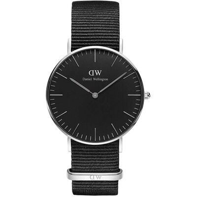 Montre Homme Daniel Wellington Classic En Nylon Noir Homme - Publicité Montre Homme Daniel Wellington Classic En Nylon Noir Homme - Publicité