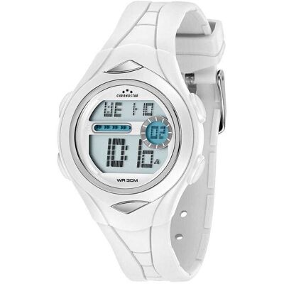 Montre Enfant Chronostar Rainbow En Plastique Blanc Homme - Publicité Montre Enfant Chronostar Rainbow En Plastique Blanc Homme - Publicité