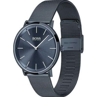 Montre Homme Boss Black Business En Acier Bleu Homme - Publicité Montre Homme Boss Black Business En Acier Bleu Homme - Publicité