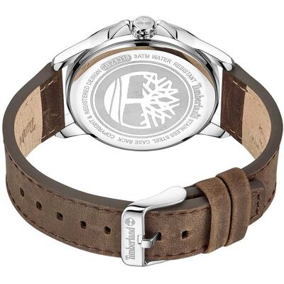 Montre Homme Timberland En Cuir Marron Homme - Publicité Montre Homme Timberland En Cuir Marron Homme - Publicité