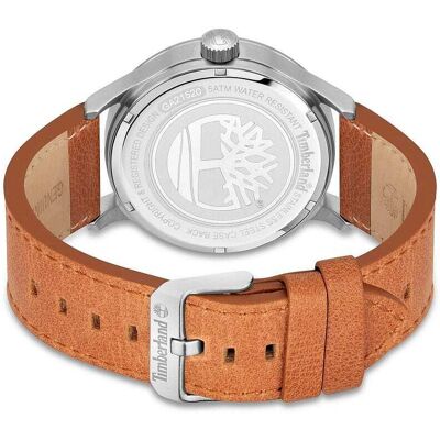 Montre Homme Timberland En Cuir Marron Homme - Publicité Montre Homme Timberland En Cuir Marron Homme - Publicité