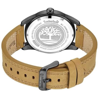 Montre Homme Timberland En Cuir Marron Homme - Publicité Montre Homme Timberland En Cuir Marron Homme - Publicité