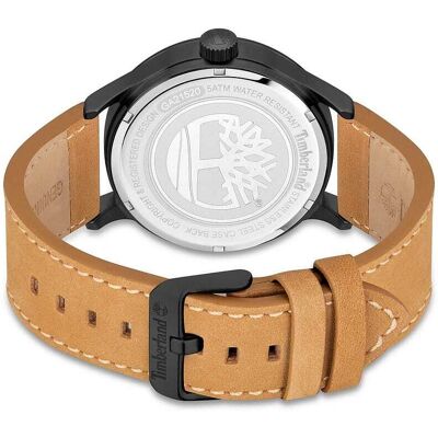 Montre Homme Timberland En Cuir Marron Homme - Publicité Montre Homme Timberland En Cuir Marron Homme - Publicité