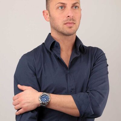 Montre Homme Sector En Acier Gris Etanche Homme - Publicité Montre Homme Sector En Acier Gris Etanche Homme - Publicité