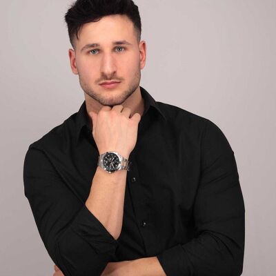 Montre Homme Sector En Métal Bicolore Homme - Publicité Montre Homme Sector En Métal Bicolore Homme - Publicité
